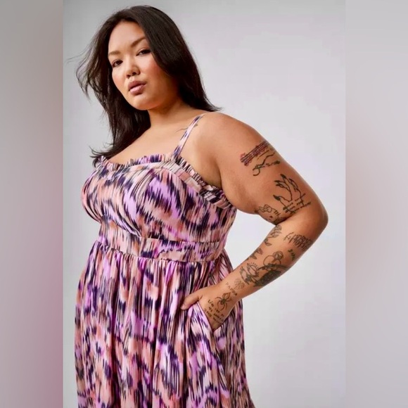 Torrid Midi Chiffon Sleeveless Tiered Dress - Size 2X - NWT! - Picture 8 of 10